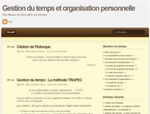Tablet Screenshot of gestion-du-temps.info